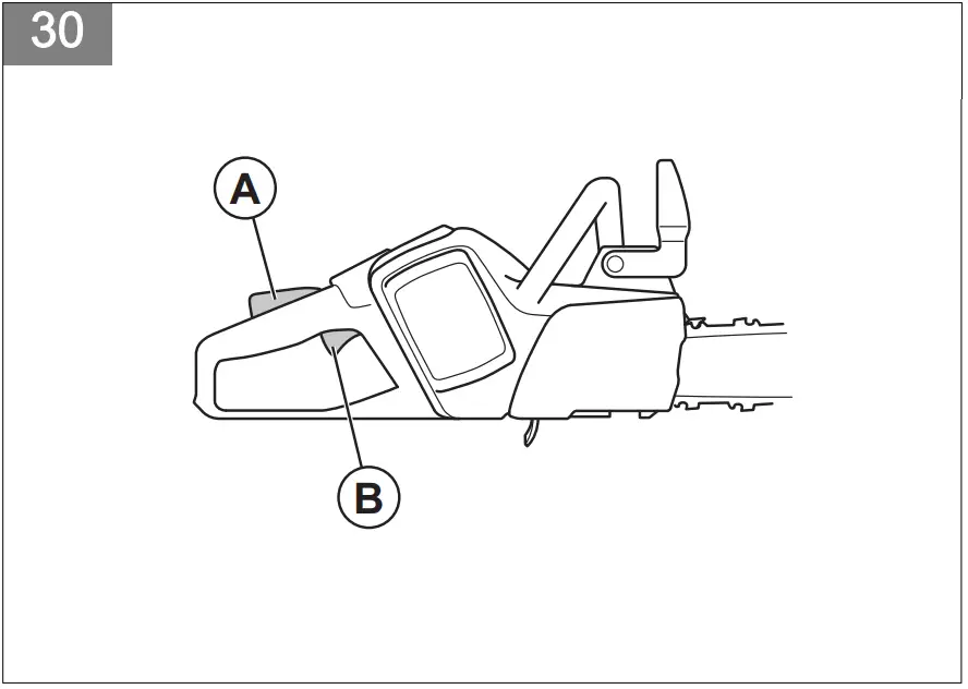 Chain brake and front hand guard