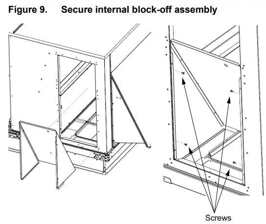 Trane BAYPWRX300 Power Exhaust Kit Foundation Packaged Rooftop Units -assembly 1