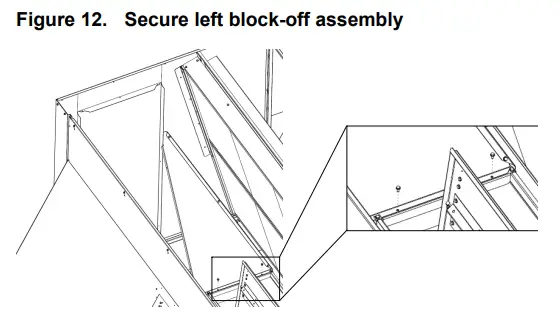 Trane BAYPWRX300 Power Exhaust Kit Foundation Packaged Rooftop Units -assembly4