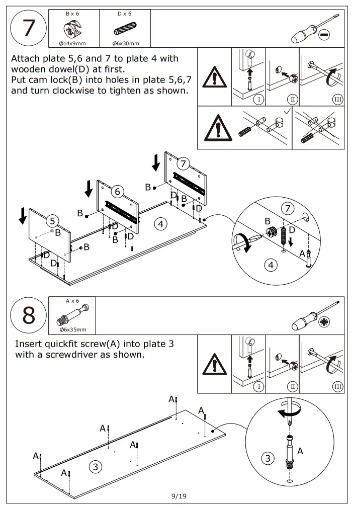 FUFU GAGA LJY KF260075 02 White 6 Drawer Double Dresser - prodc11