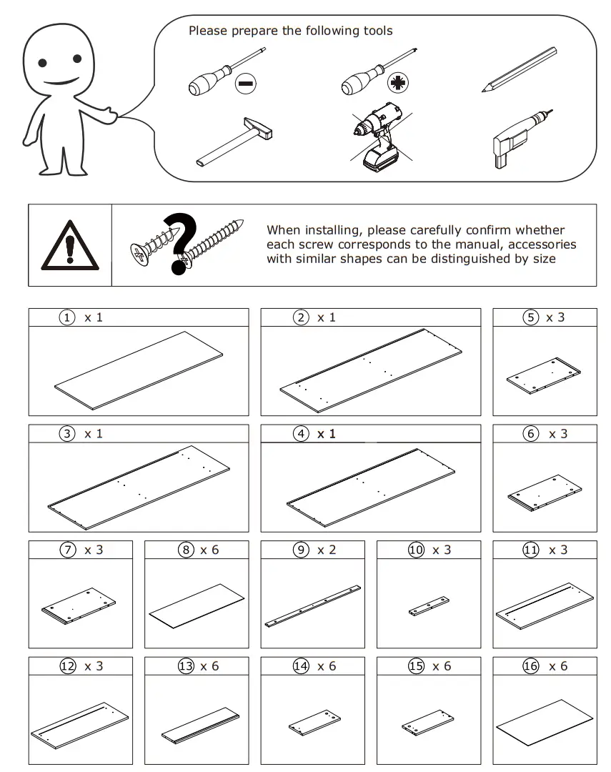 FUFU GAGA LJY KF260075 02 White 6 Drawer Double Dresser - prodc7