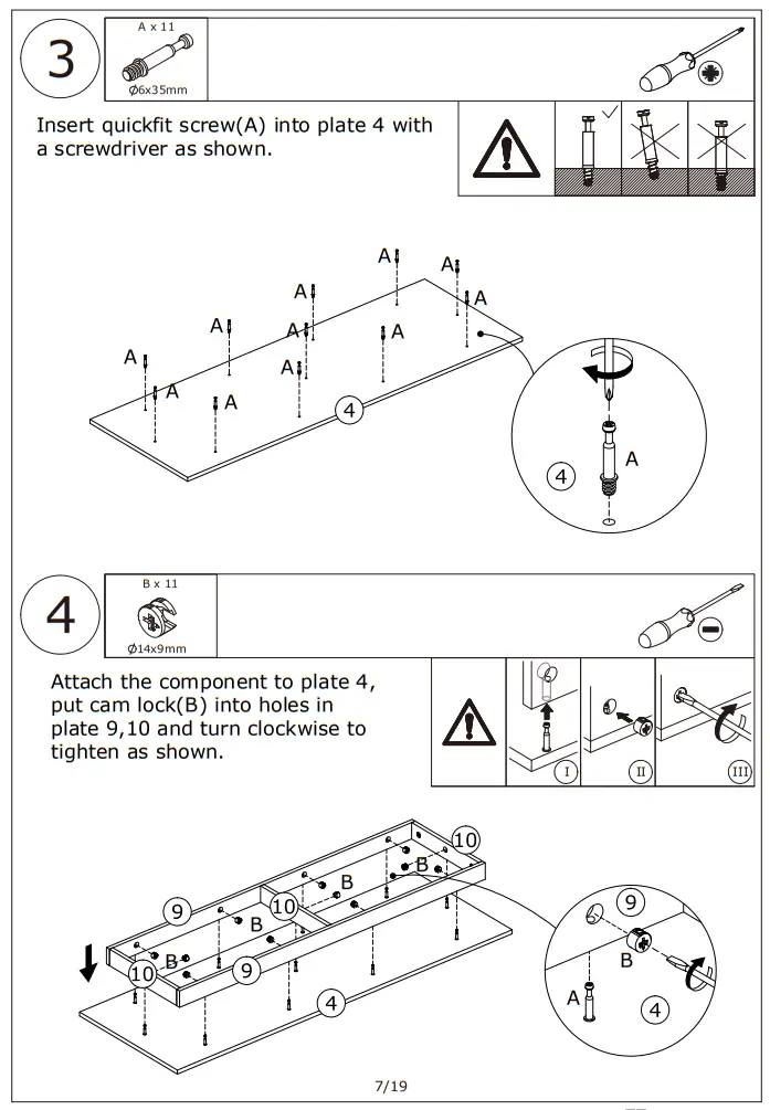 FUFU GAGA LJY KF260075 02 White 6 Drawer Double Dresser - prodc9