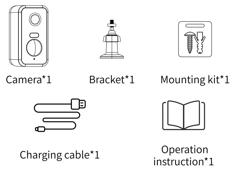 POPMAKE A8 Wireless Smart Battery Camera - fig