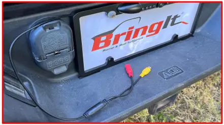 BringIt SwitchBack SOLO Down Tailgate Camera - bumper cover