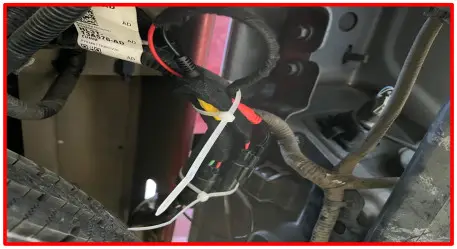 BringIt SwitchBack SOLO Down Tailgate Camera - cable ties