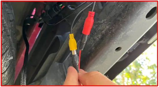 BringIt SwitchBack SOLO Down Tailgate Camera - electrical tape 2