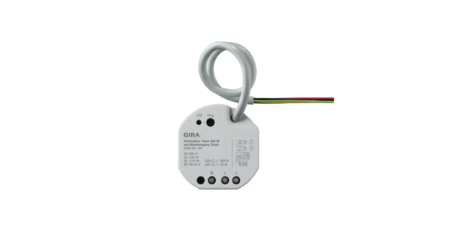 Gira Knx Dimming Actuator 1-gang 200 W Instruction Manual