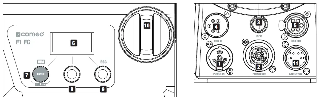 cameo-CLF1FC-Compact-Full-Color-Fresnel-Spotlight-with-RGBW-8