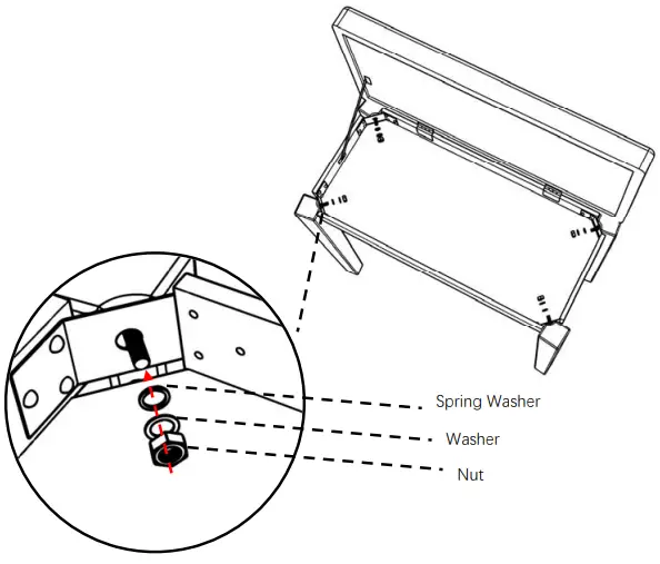 AW-PNB000002 Piano Bench Stool Dual Leather Bench - Assembly Instructions 2