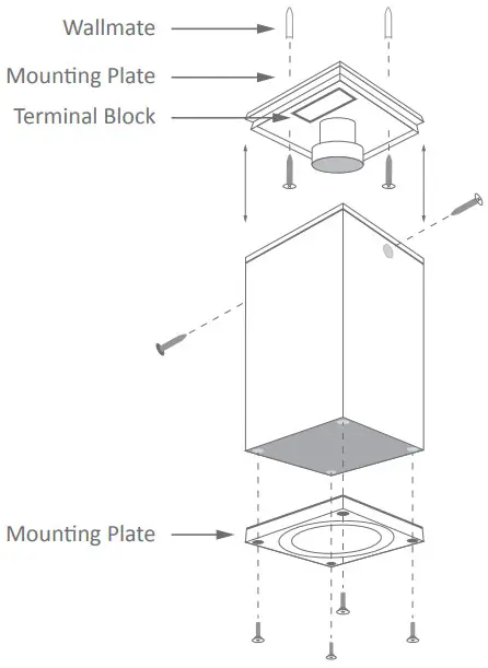 DOMUS 19809 ALPHA-SM Exterior Ceiling Mounted Light
