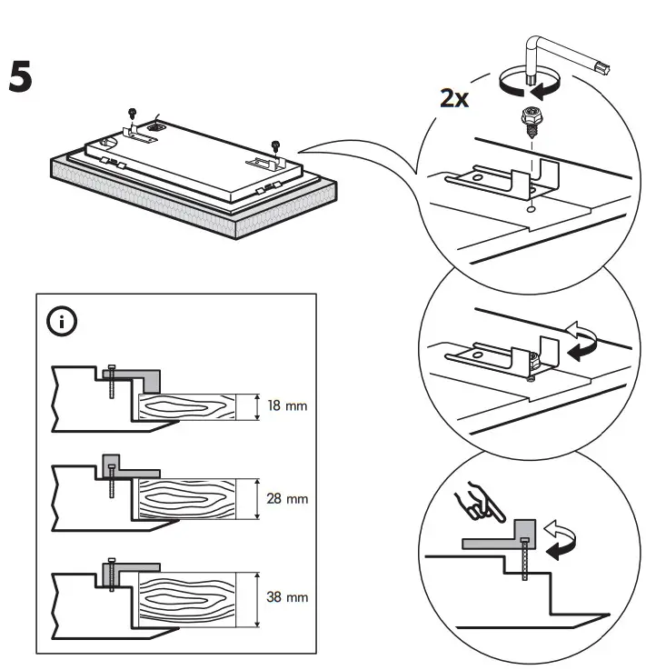 IKEA 905.232.07 LAGAN Gas Hob - Assemble 1