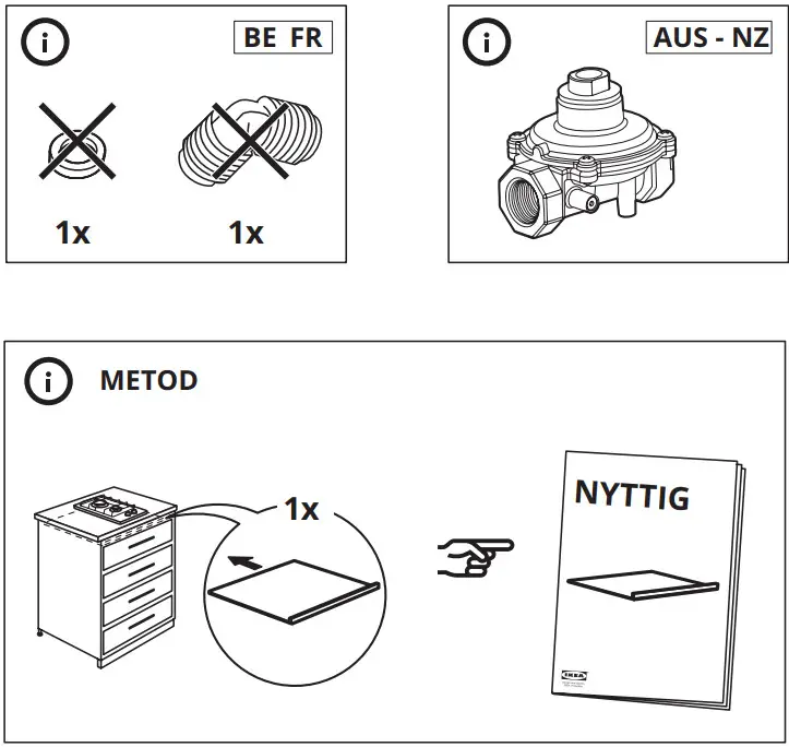 IKEA 905.232.07 LAGAN Gas Hob - Safty 2