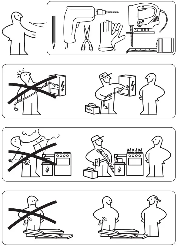 IKEA 905.232.07 LAGAN Gas Hob - Safty