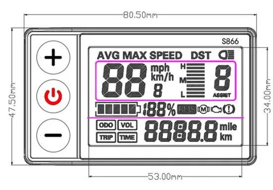 The Home Depot EBike-10 20 Inch 750 Watt Road Electric Folding Bike - Dashboard and cycling 1