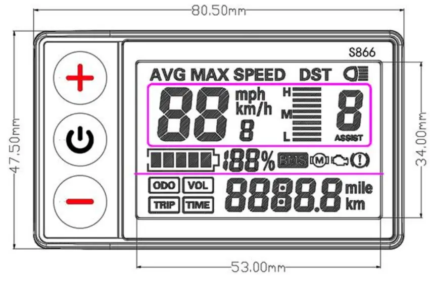 The Home Depot EBike-10 20 Inch 750 Watt Road Electric Folding Bike - Dashboard and cycling 3