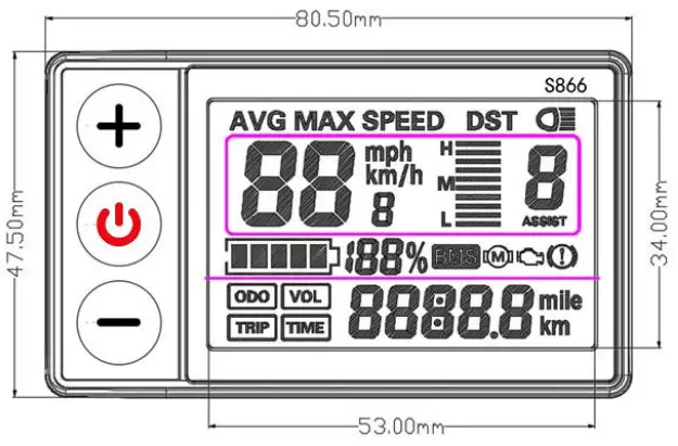 The Home Depot EBike-10 20 Inch 750 Watt Road Electric Folding Bike - Dashboard and cycling 4