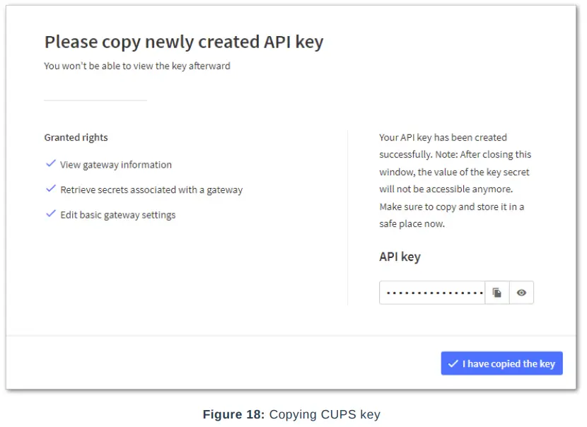 RAK TTNv3 WisGateOS 2 Basics Station - CUPS key 2
