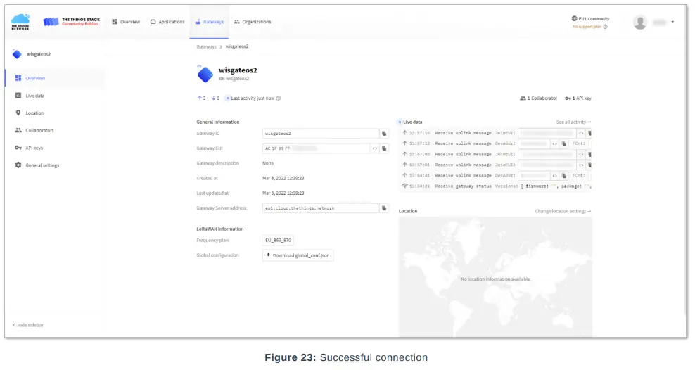 RAK TTNv3 WisGateOS 2 Basics Station - Station settings1