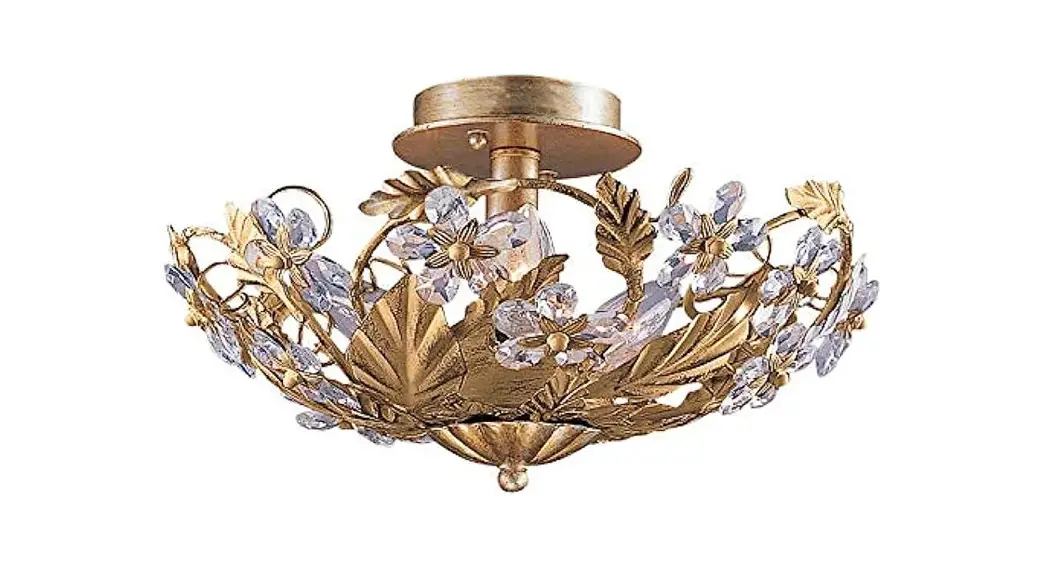 Crystorama 5316-gl Paris Market Six Light Ceiling Mount Instruction Manual