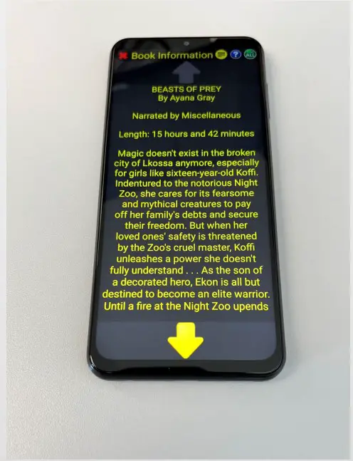 Audiobook Information