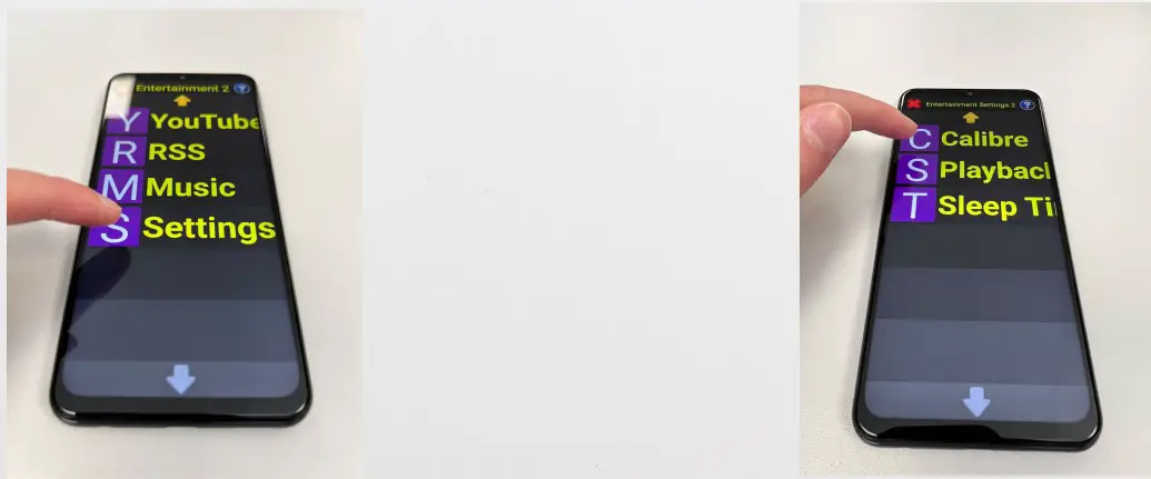 Entertainment settings