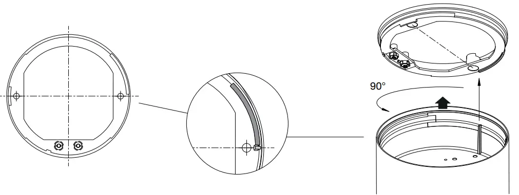 BEGA-50565-1-Ceiling-Luminaire-for-Indoor-Use-FIG-3