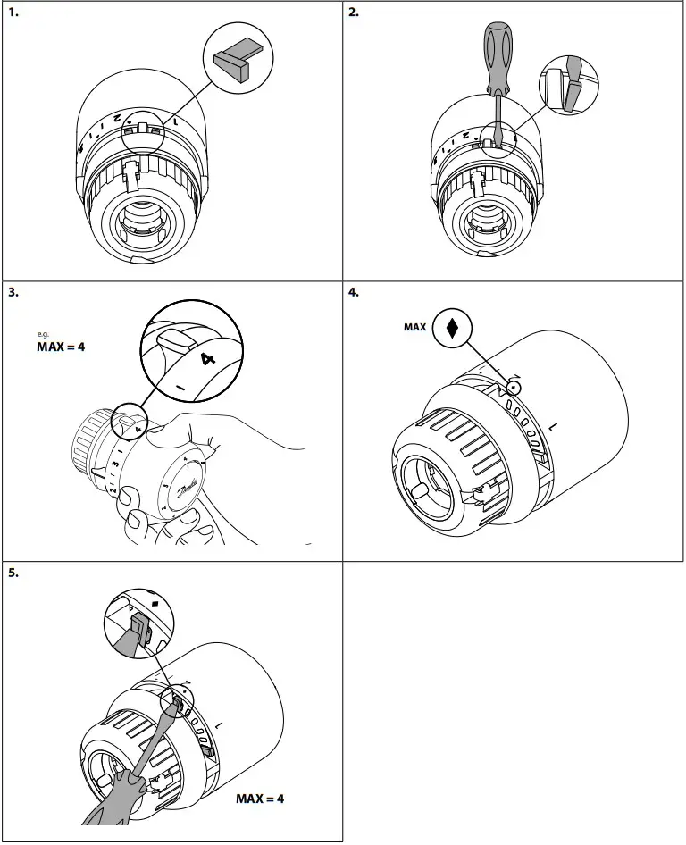 Danfoss 015G4590 Aero RA Click Built In Thermostatic Sensor - fig 4