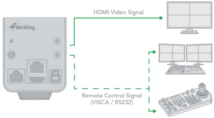 BirdDog PF120 Full NDI Box Camera - IP Contro