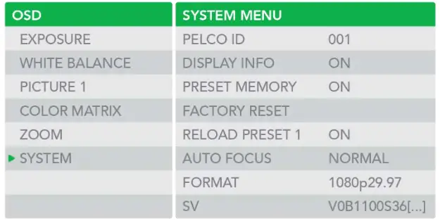 BirdDog PF120 Full NDI Box Camera - Table 10