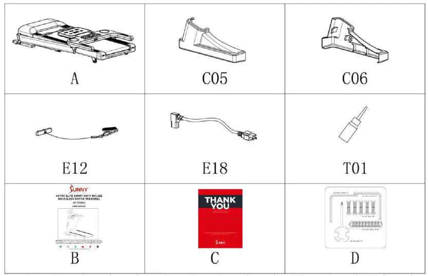 Sunny Health Fitness-SF-T722052-Astra-Elite-Smart-Auto-Incline-Brushless-Motor-Treadmill-1