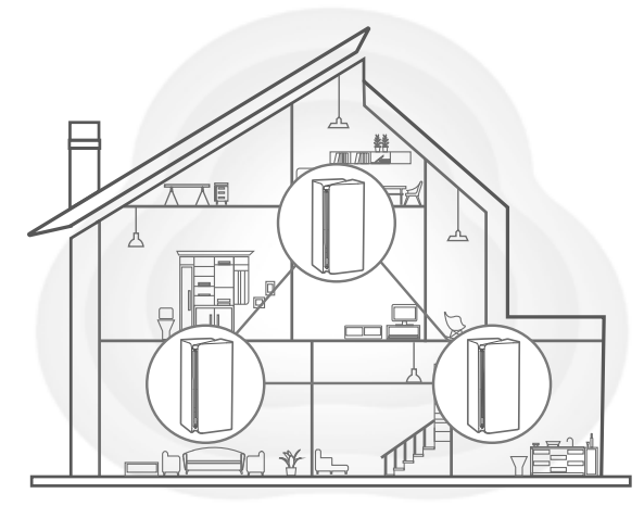 nova AX5400 Whole Home Mesh WiFi6 System - primary node 1