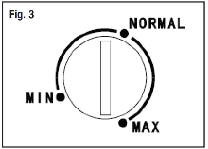 AKAI AK-242-UF 242 L Upright Freezer - Temperature setting