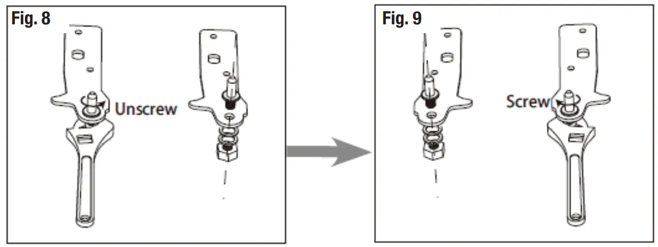 AKAI AK-242-UF 242 L Upright Freezer - bottom hinge pin