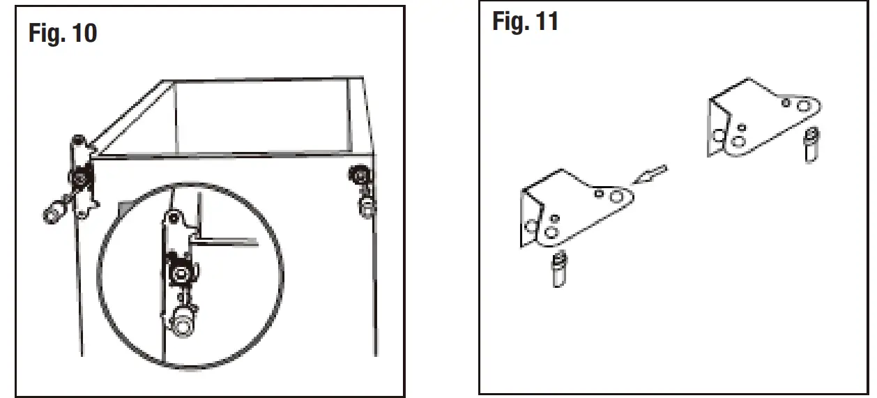 AKAI AK-242-UF 242 L Upright Freezer - pin and mount