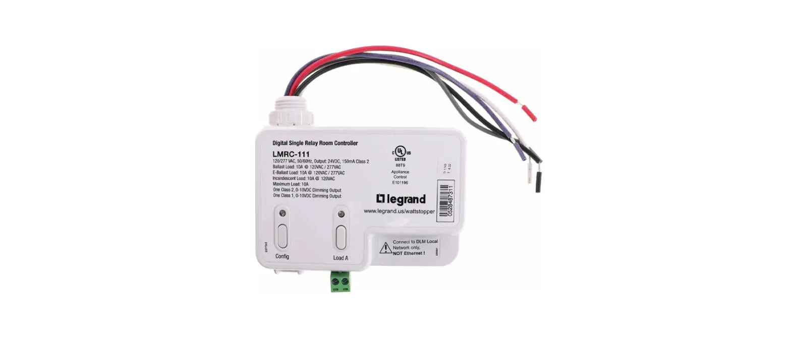 Legrand Lmrc-111 Dlm Single-dual Relay With 0-10v Dimming Room Controller User Guide
