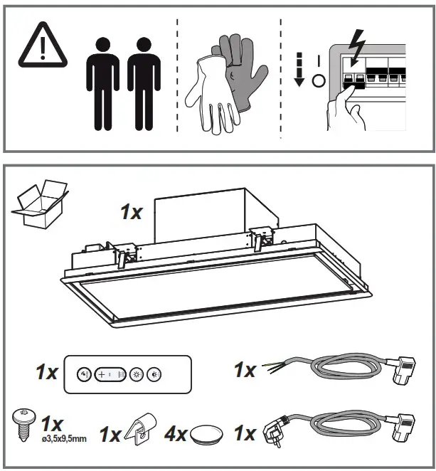 elica SKYDOME PLUS 30 Ceiling Extractor - overview 1