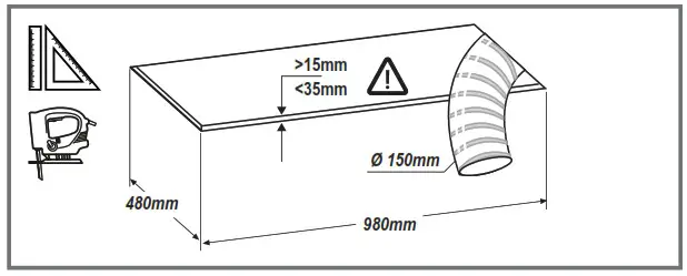 elica SKYDOME PLUS 30 Ceiling Extractor - overview 2
