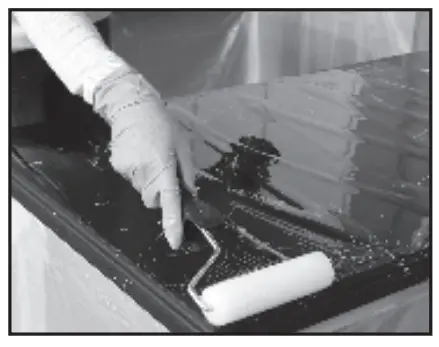 GIANI Belgotta Black Marble Countertop Paint Kit for Covers 35 Square Feet - Epoxy Application 2