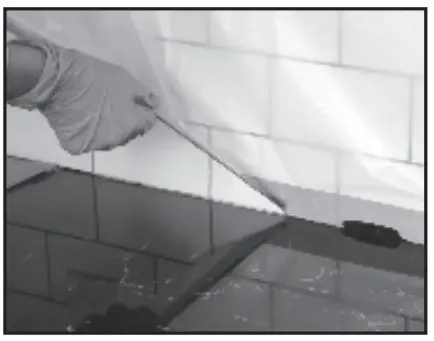 GIANI Belgotta Black Marble Countertop Paint Kit for Covers 35 Square Feet - Epoxy Application 4