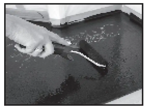 GIANI Belgotta Black Marble Countertop Paint Kit for Covers 35 Square Feet - Fixing veins 2