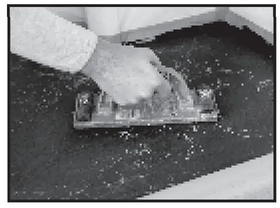 GIANI Belgotta Black Marble Countertop Paint Kit for Covers 35 Square Feet - Fixing veins