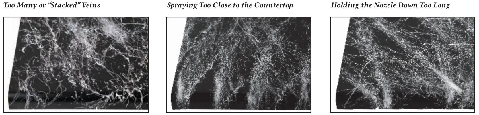 GIANI Belgotta Black Marble Countertop Paint Kit for Covers 35 Square Feet - common mistakes