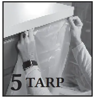 GIANI Belgotta Black Marble Countertop Paint Kit for Covers 35 Square Feet - fig 4