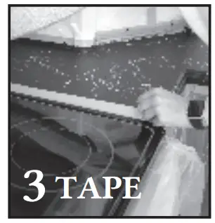 GIANI Belgotta Black Marble Countertop Paint Kit for Covers 35 Square Feet - prep work 3