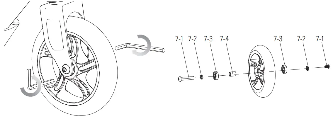 Front Wheel Replacement