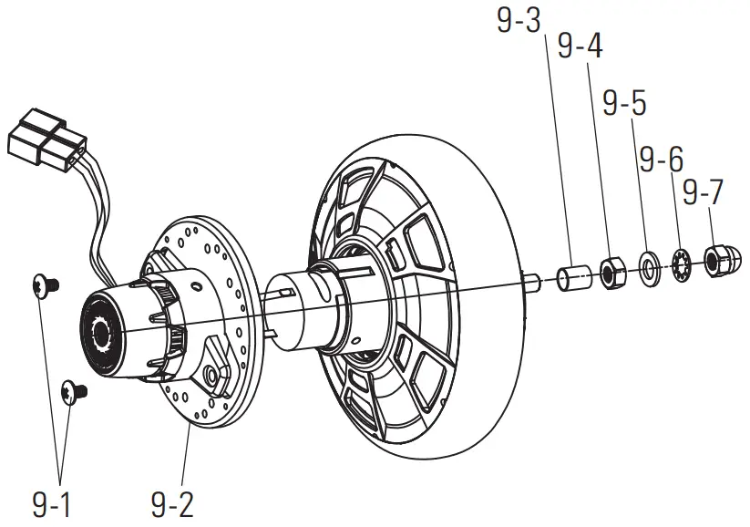 Battery/Rear Wheel/Hub Motor Replacement