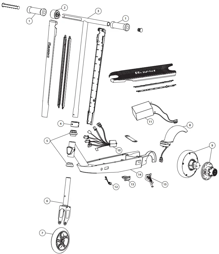 Electric Scooter Parts