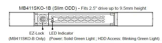 Icy-Dock-MB411SPO-1B-2.5-Inch-SATA-Mobile-Rack-for-Slim-ODD-or-Ultra-Slim-ODD-Bay-fig-3