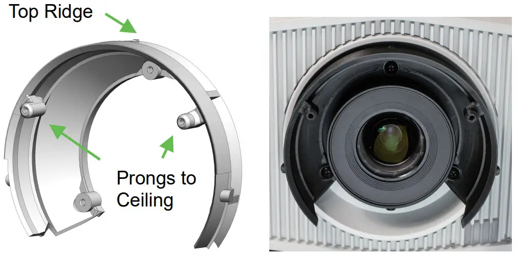 Panamorph DCR S3 ST Direct Attach Cinema Format Conversion Lens - LENS RETAINER