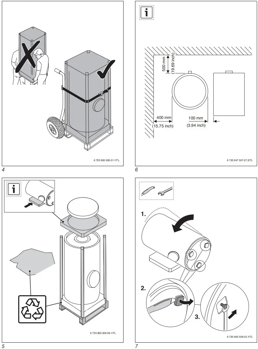 BOSCH W 300-5 P Hot Water Tank - Figure 4